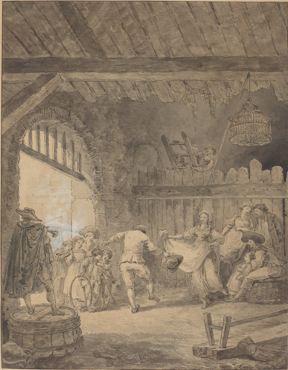 La danse des paysans - Hubert Robert