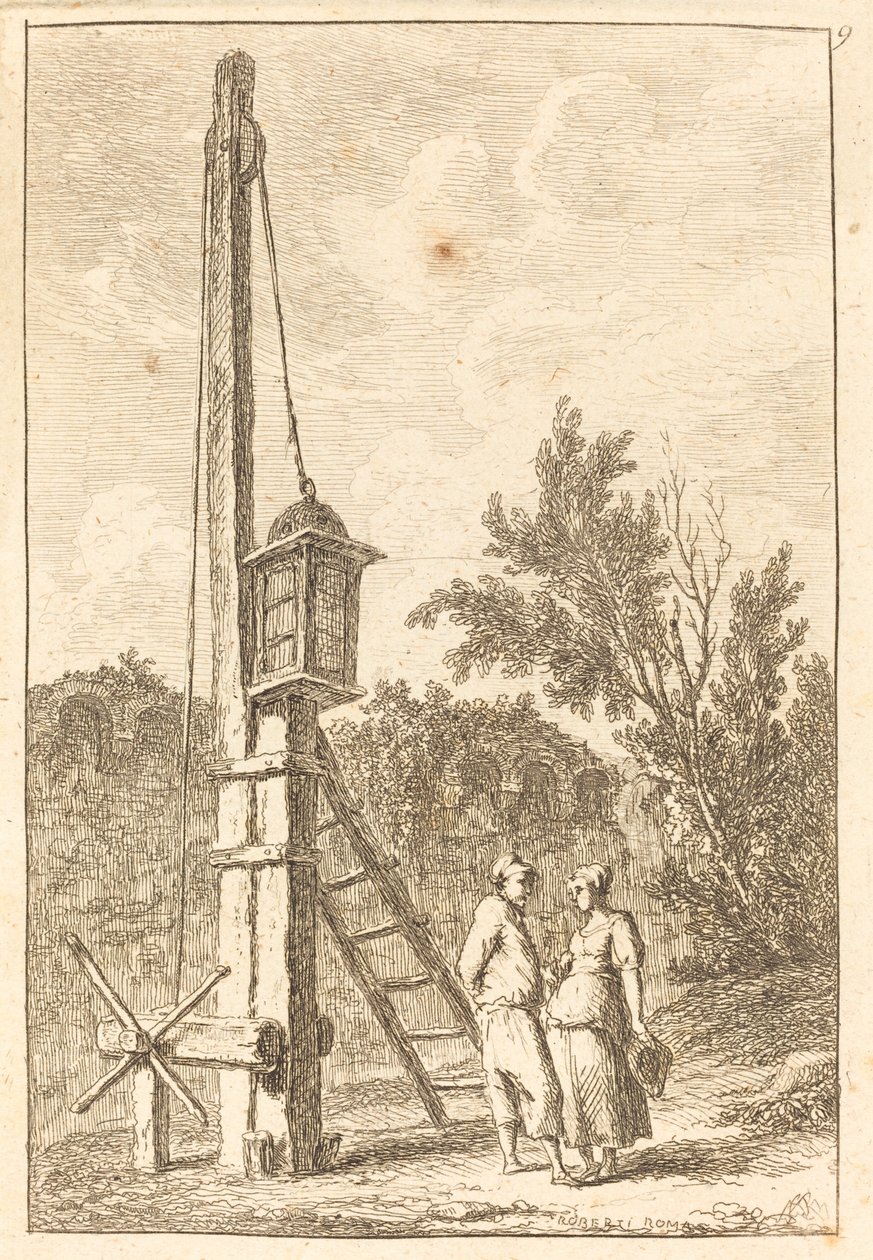 Le Poste - Hubert Robert