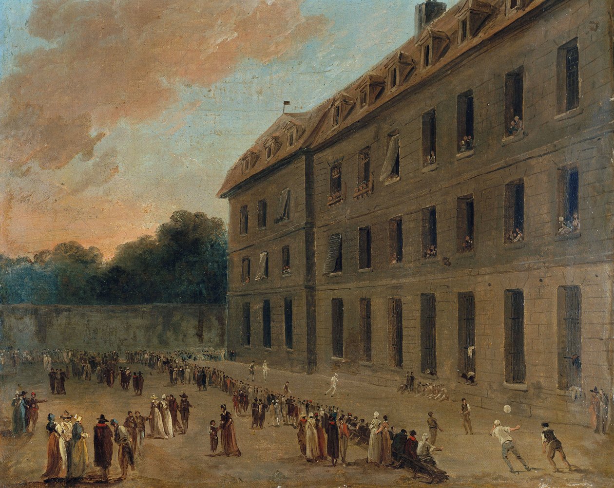 Les prisonniers de Saint-Lazare, vers 1794 - Hubert Robert