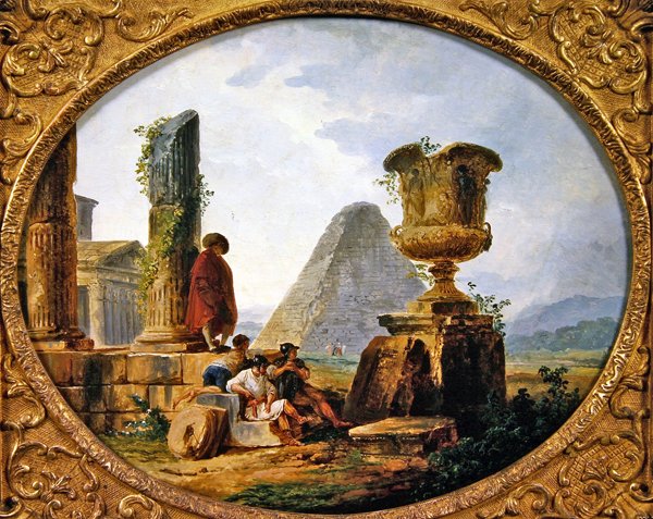 Guerriers au repos - Hubert Robert