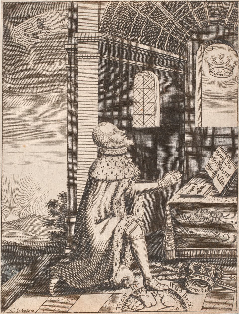 Roi Frédéric II - Hubert Schaten