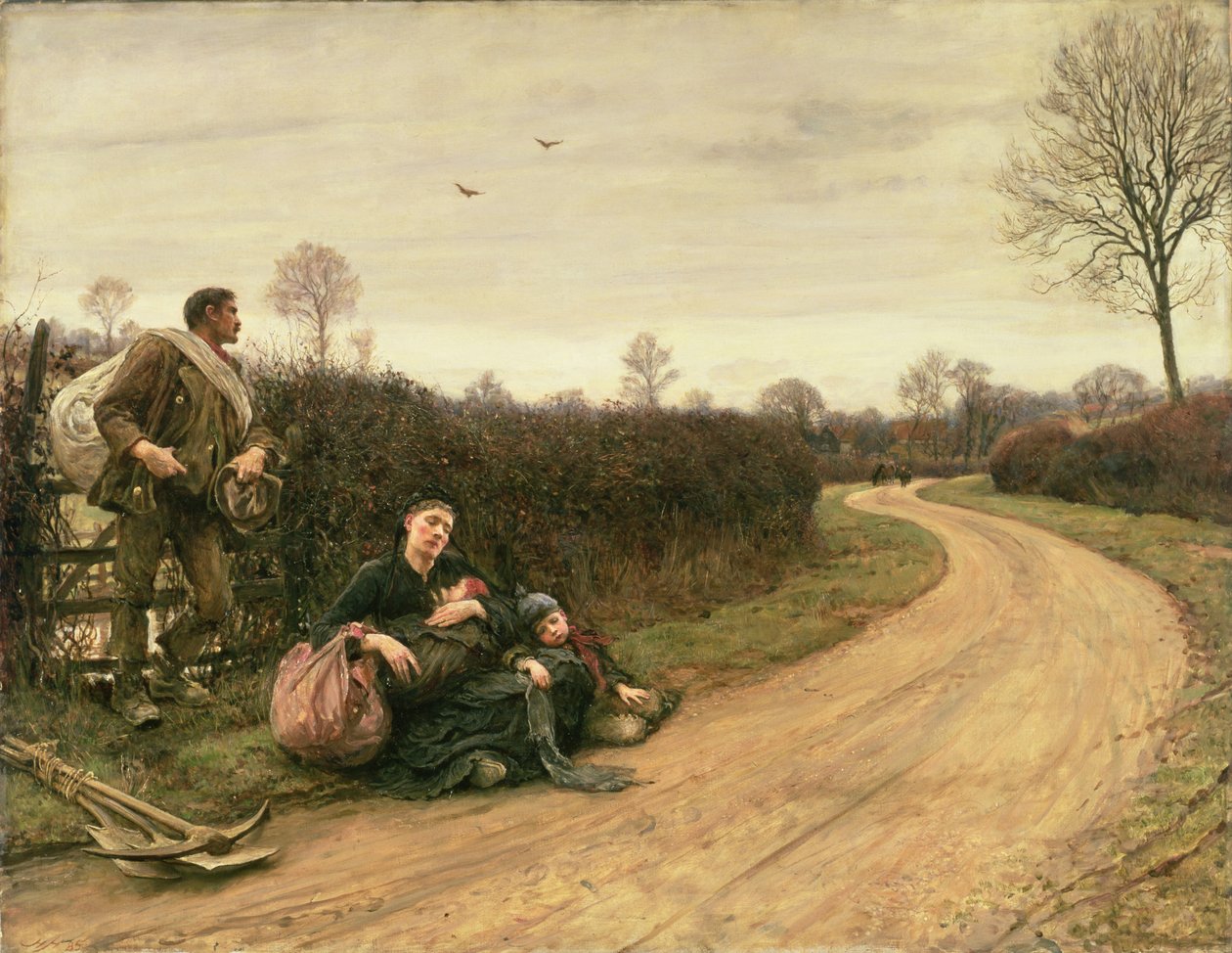 Temps difficiles - Hubert von Herkomer