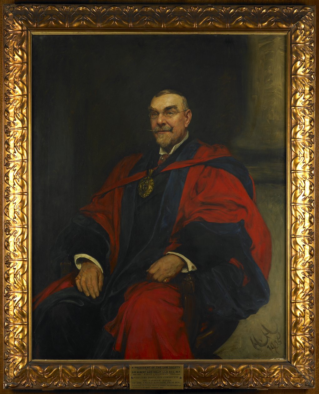 Sir Albert Rollit - Hubert von Herkomer