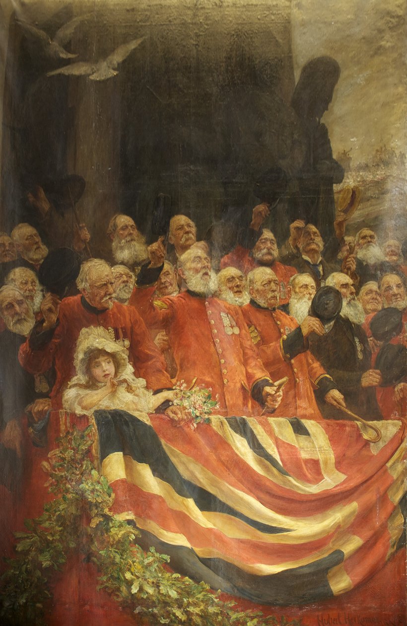 Les vieux gardes acclament - Hubert von Herkomer