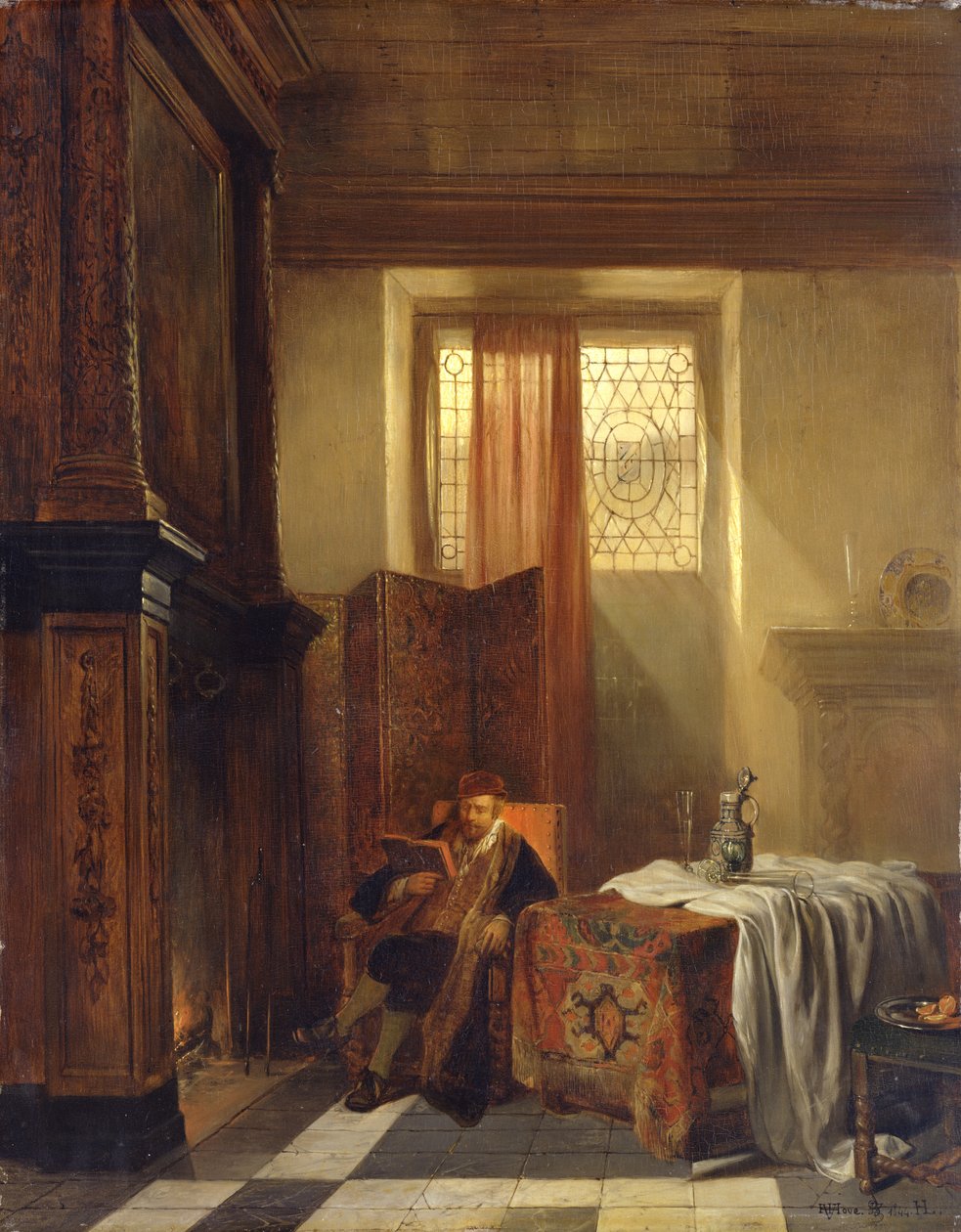 Le Philosophe, 1844 - Hubertus van Hove