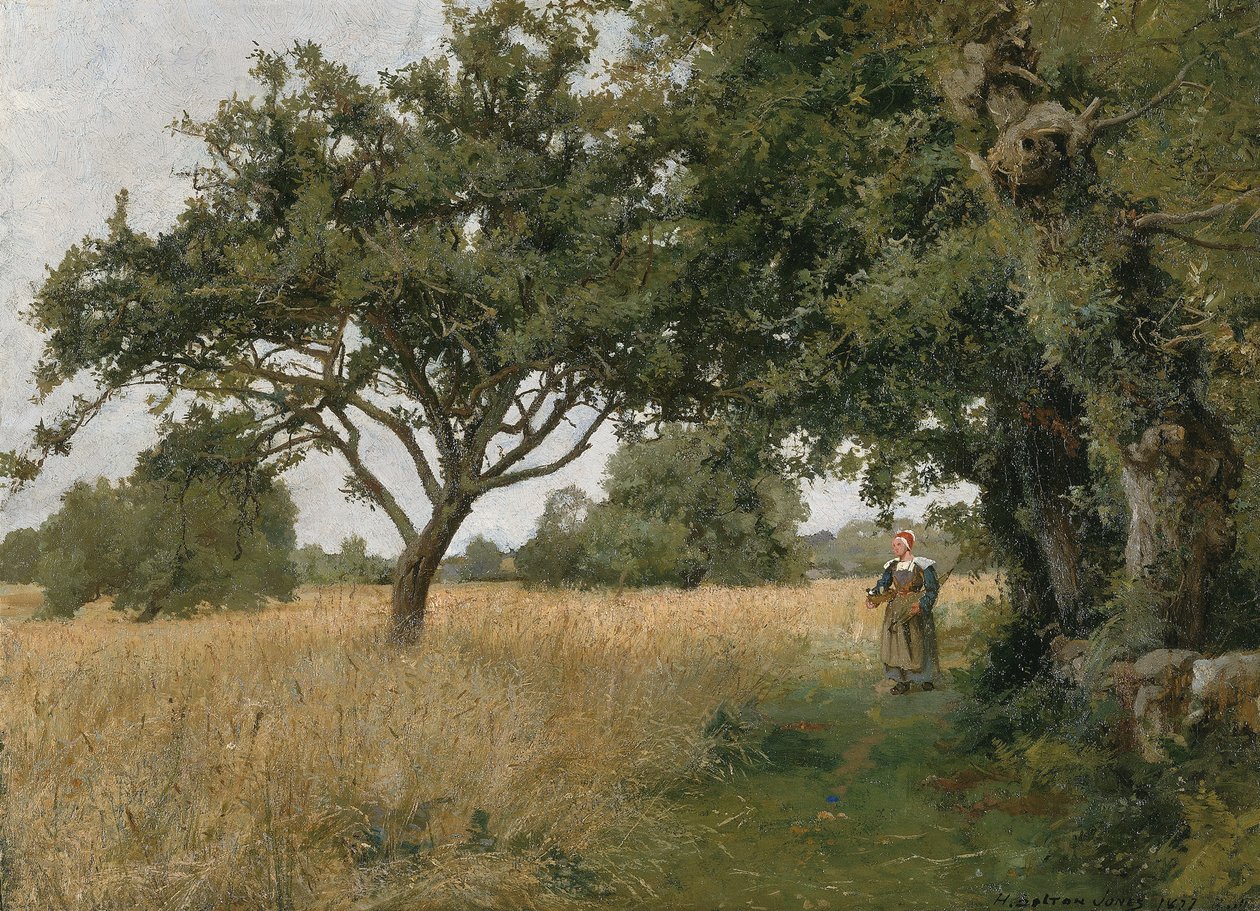 Paysage de Bretagne, 1877 - Hugh Bolton Jones
