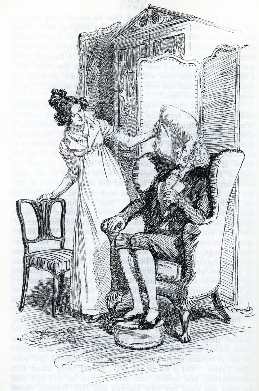 Emma et Mr Knightley (illustration) - Hugh Thomson