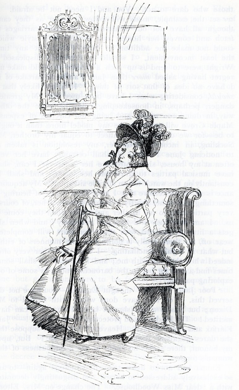 Mrs Elton (illustration) - Hugh Thomson