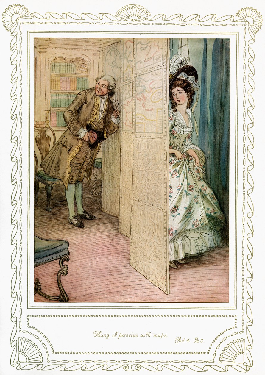 La pièce de Richard Brinsley Sheridan - Hugh Thomson