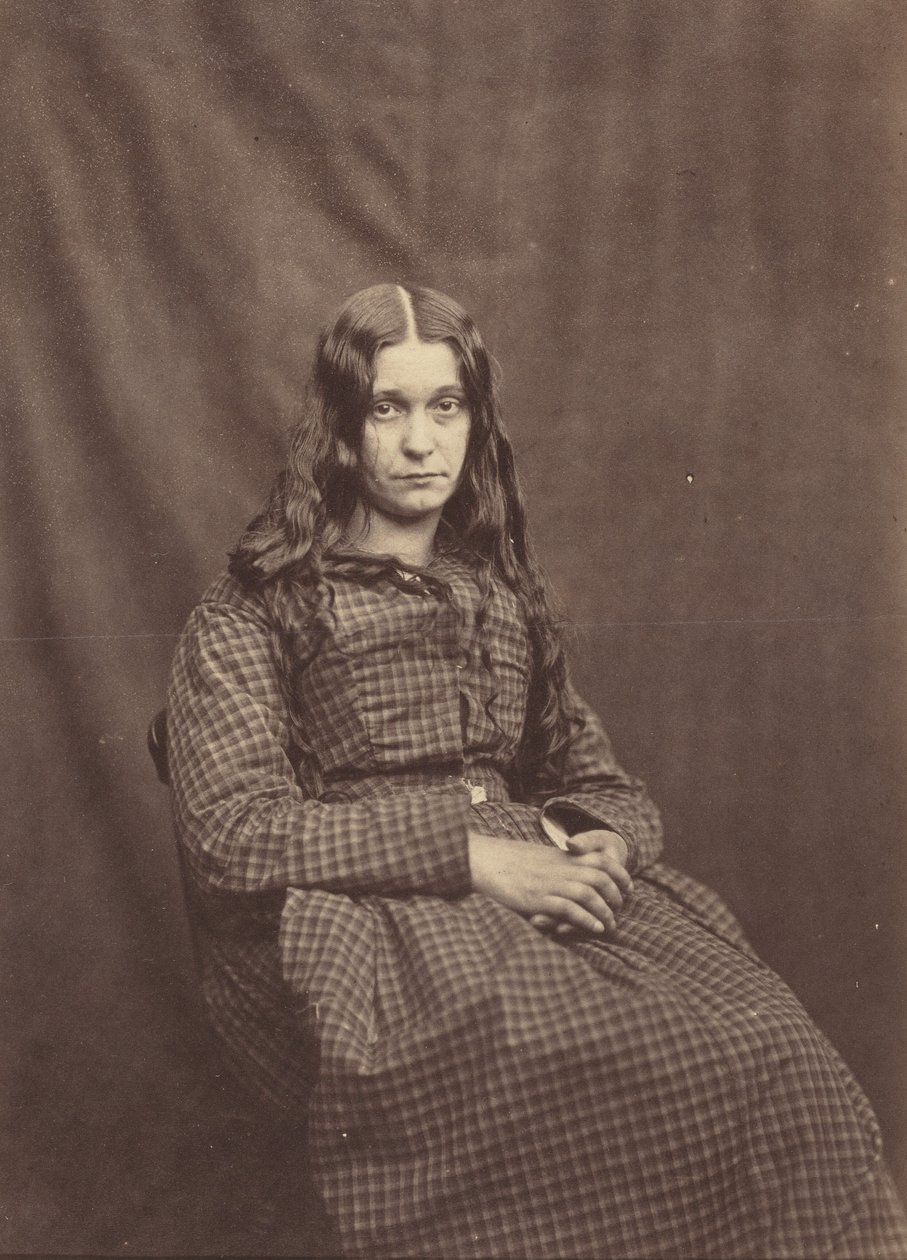 Femme, asile du comté de Surrey, c. 1855 (photo) - Hugh Welch Diamond