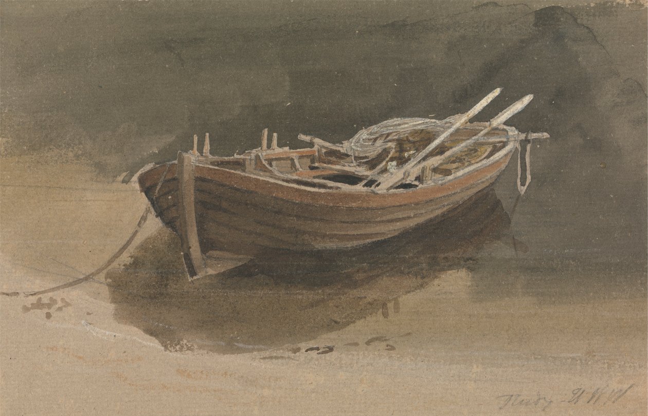 Une barque - Hugh William Grecian Williams
