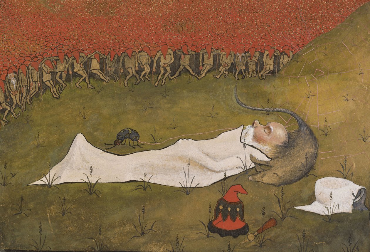 Le roi Hobgoblin dormant - Hugo Simberg