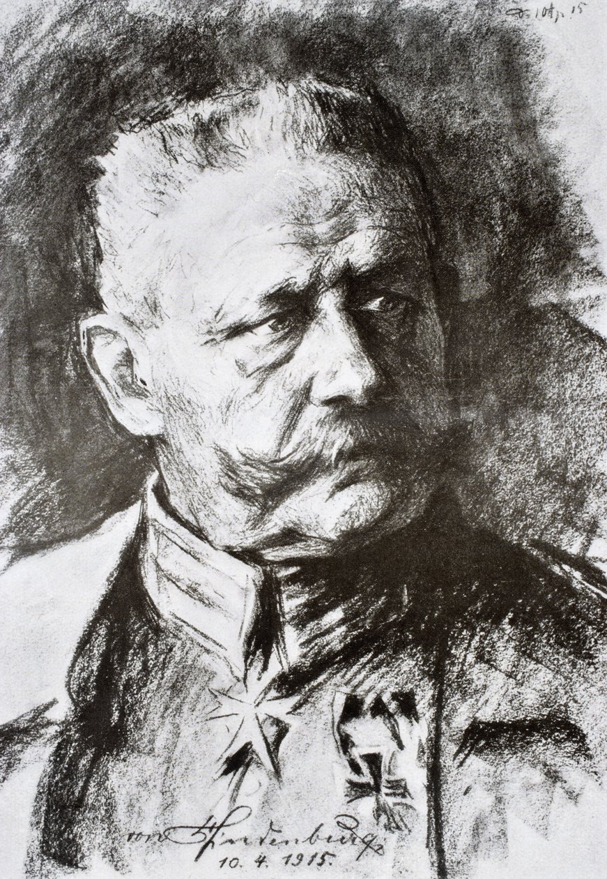 Général Paul von Hindenburg - Hugo Vogel