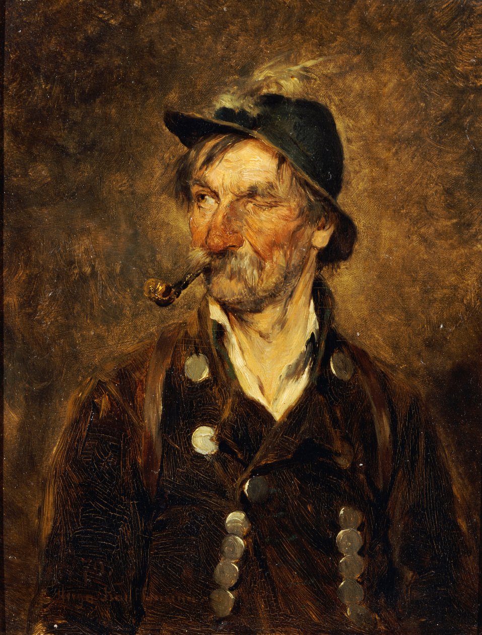 Le vieux chasseur, 1879 - Hugo Wilhelm Kauffman