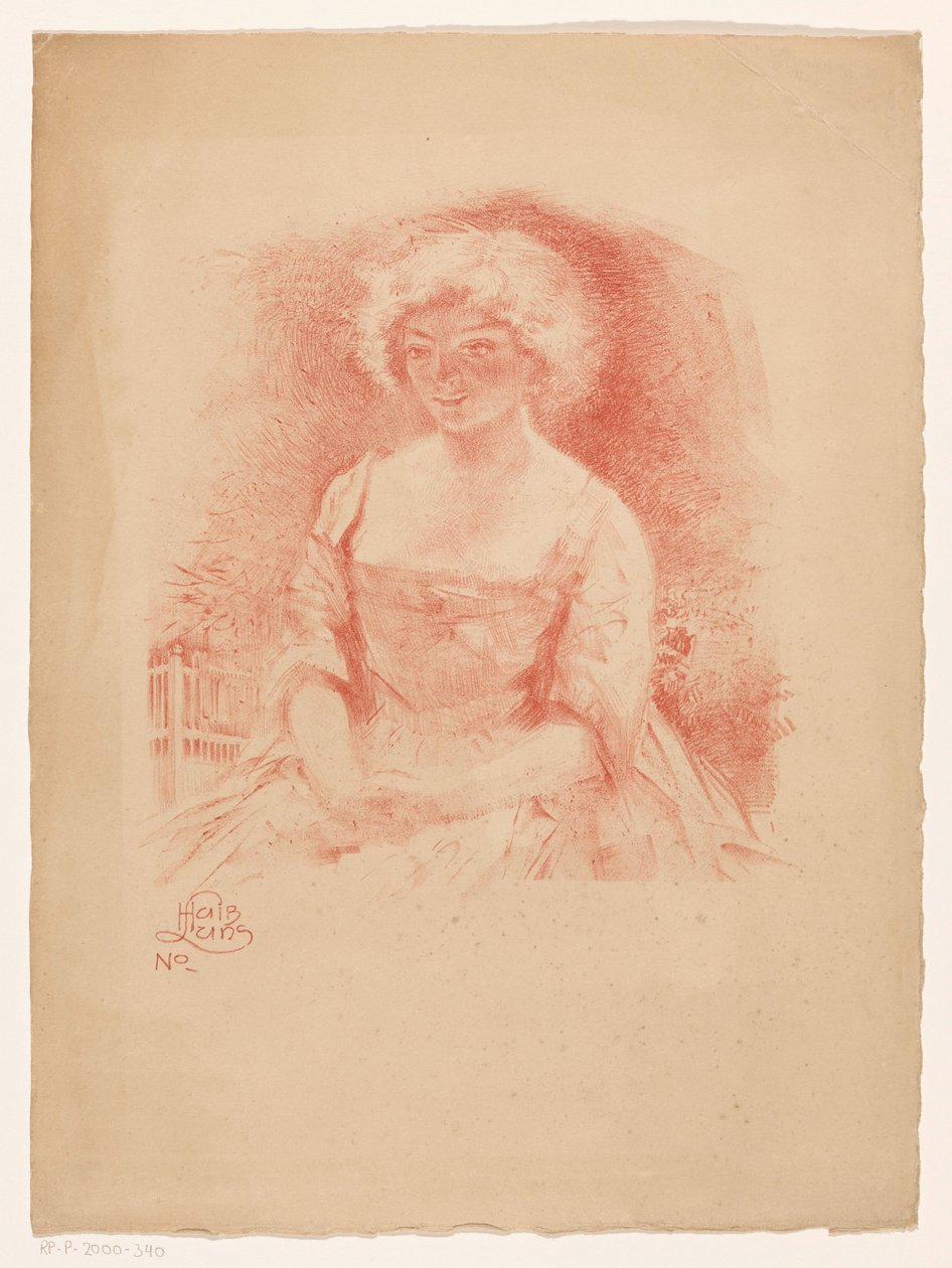 Fille assise - Huib Luns