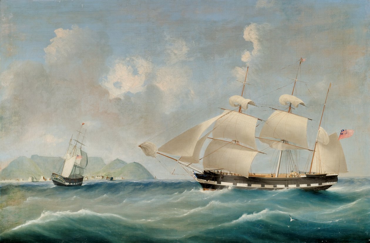 Paysage marin, 1850 - I. Tudgay