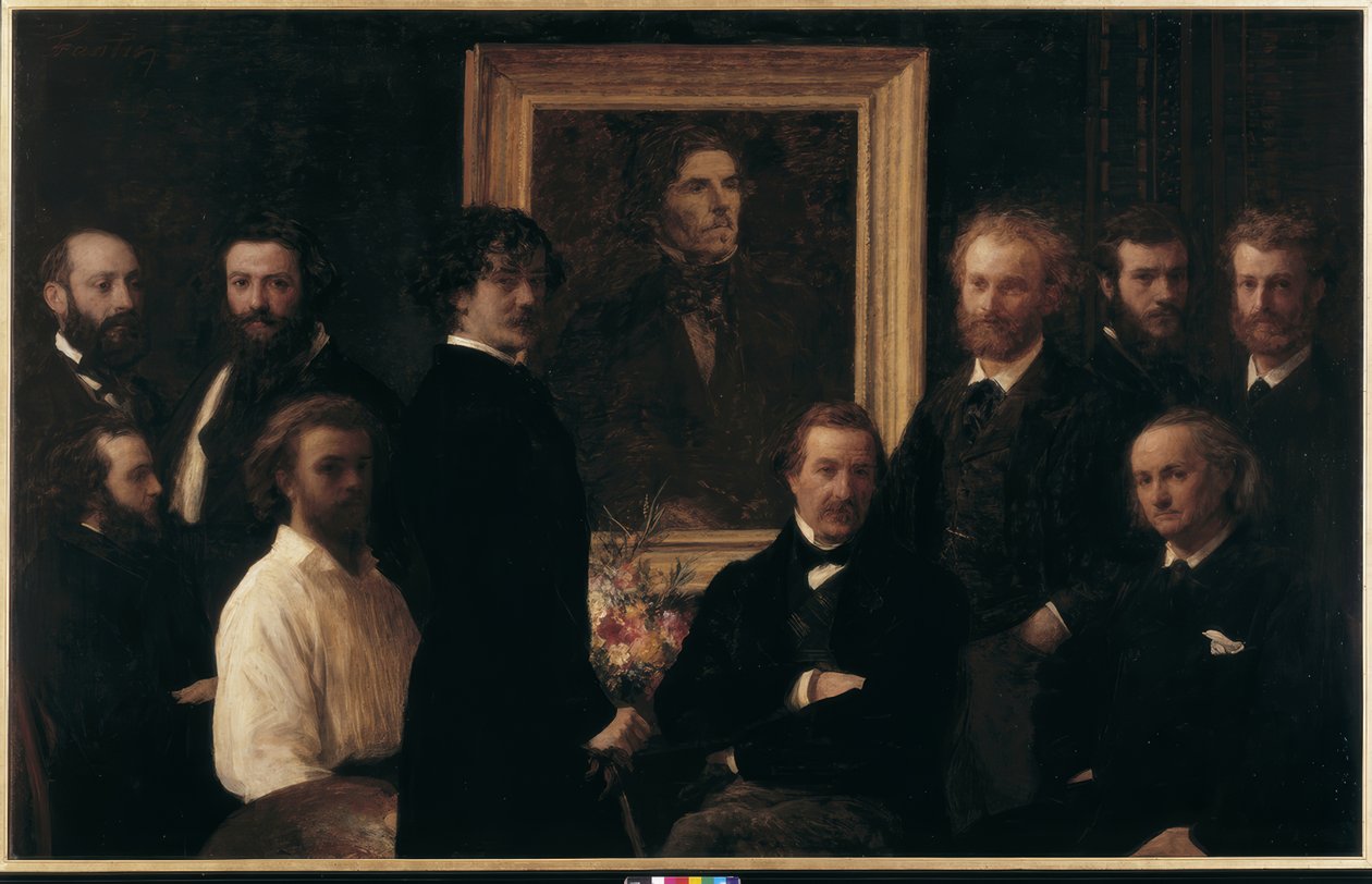 Hommage à Delacroix - Ignace Henri Jean Fantin Latour