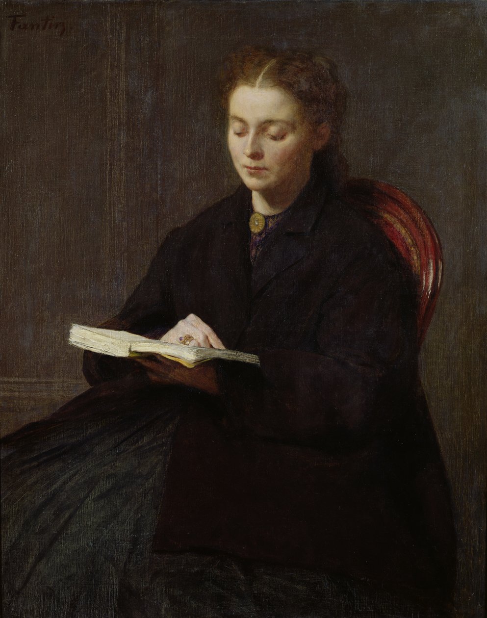 Lecture, 1863 - Ignace Henri Jean Fantin Latour
