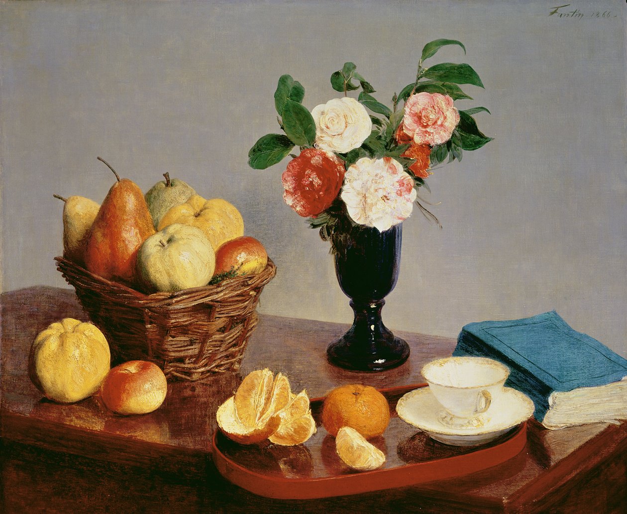 Nature morte, 1866 - Ignace Henri Jean Fantin Latour