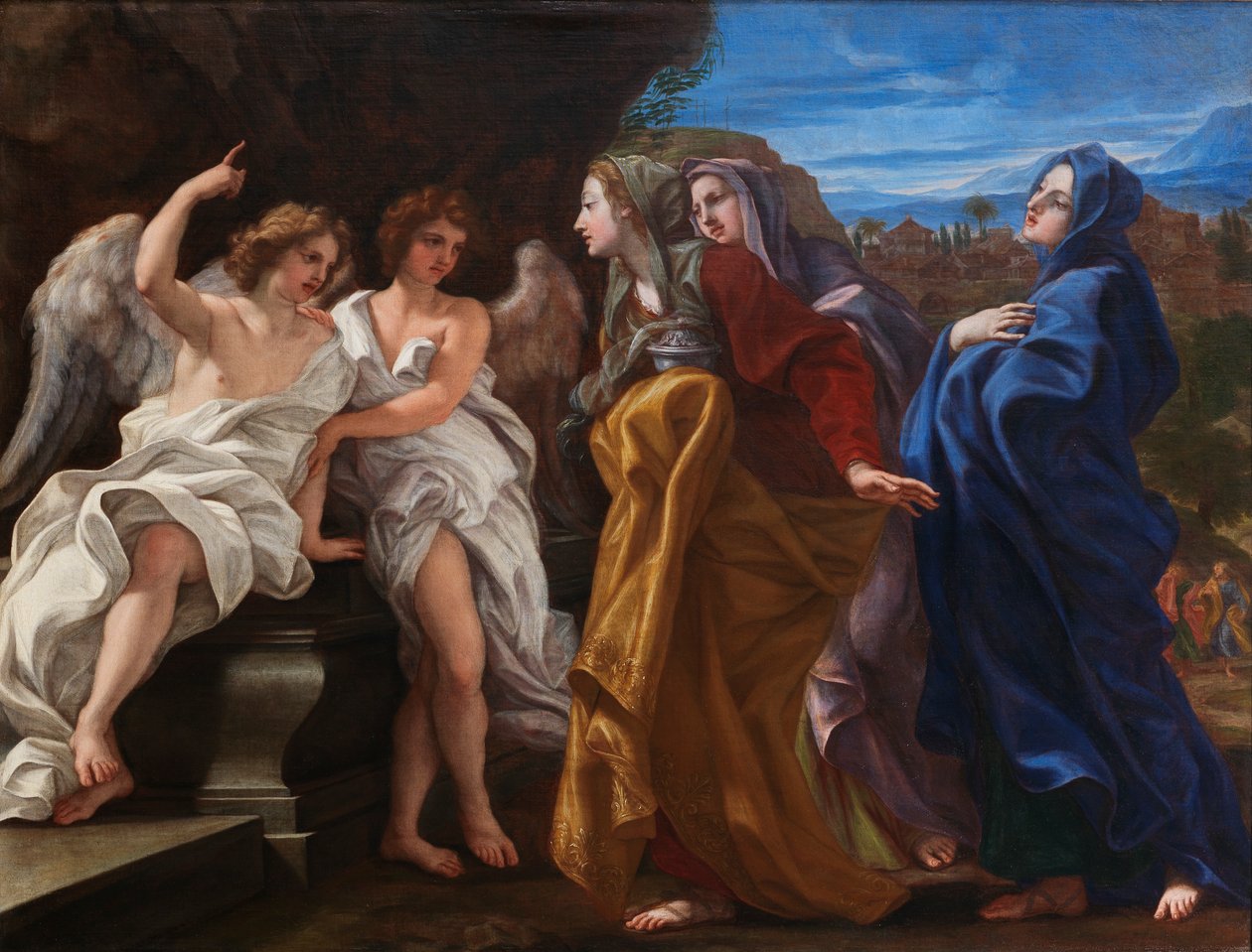 Les Trois Maries au Sépulcre, vers 1684-85 - Il Baciccio
