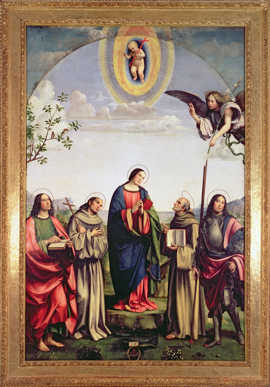 Annonciation et Saints, 1500 - Il Francia