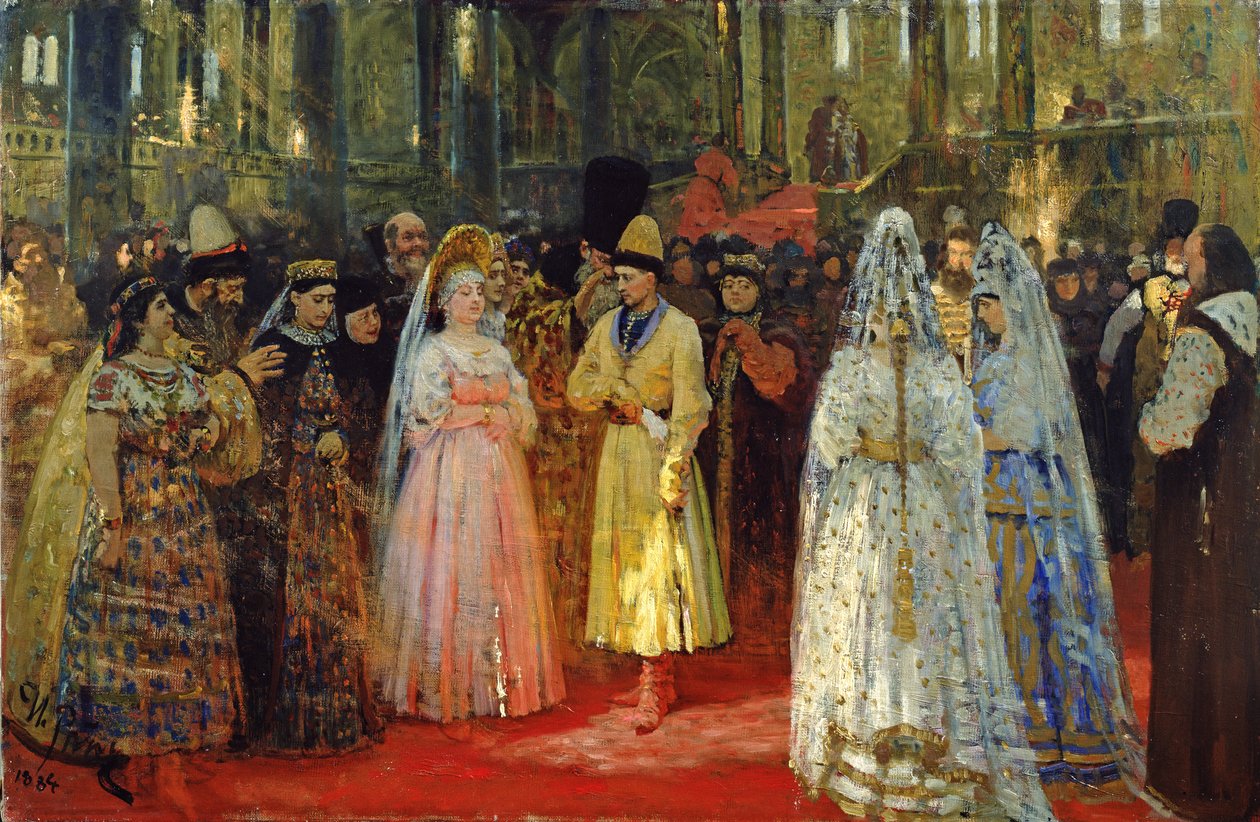 Le Tsar choisissant une épouse, vers 1886 - Ilya Efimovich Repin