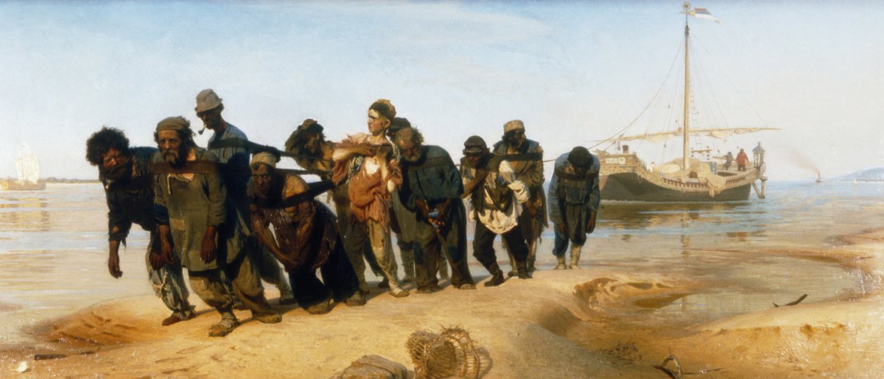 Les Bateliers de la Volga - Ilya Efimovich Repin