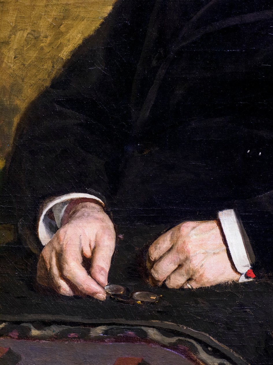 Ivan Tourgueniev (détail) - Ilya Efimovich Repin