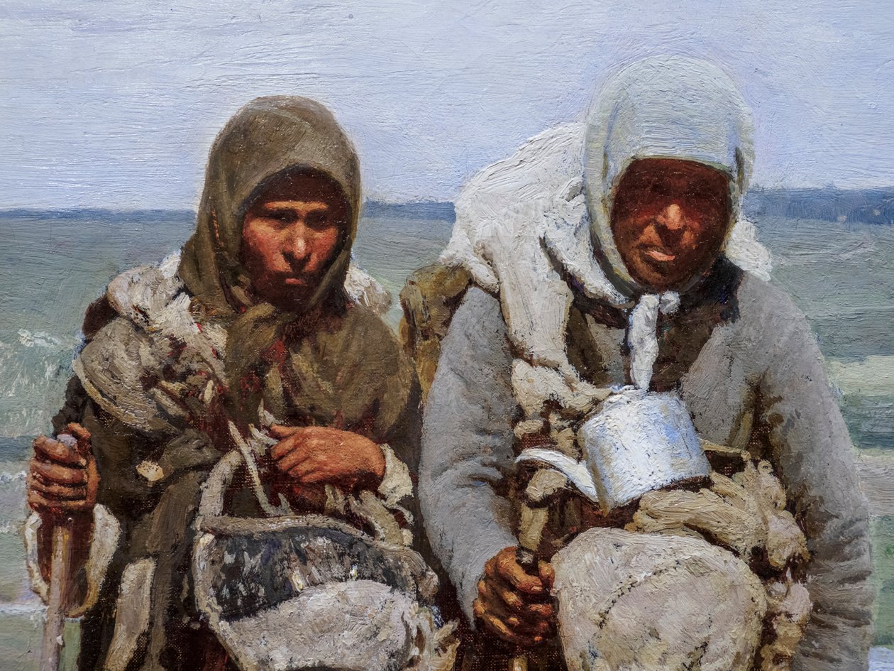 Femmes pieuses en pèlerinage (détail) - Ilya Efimovich Repin