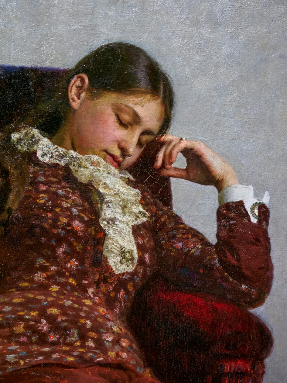 Repos (détail) - Ilya Efimovich Repin