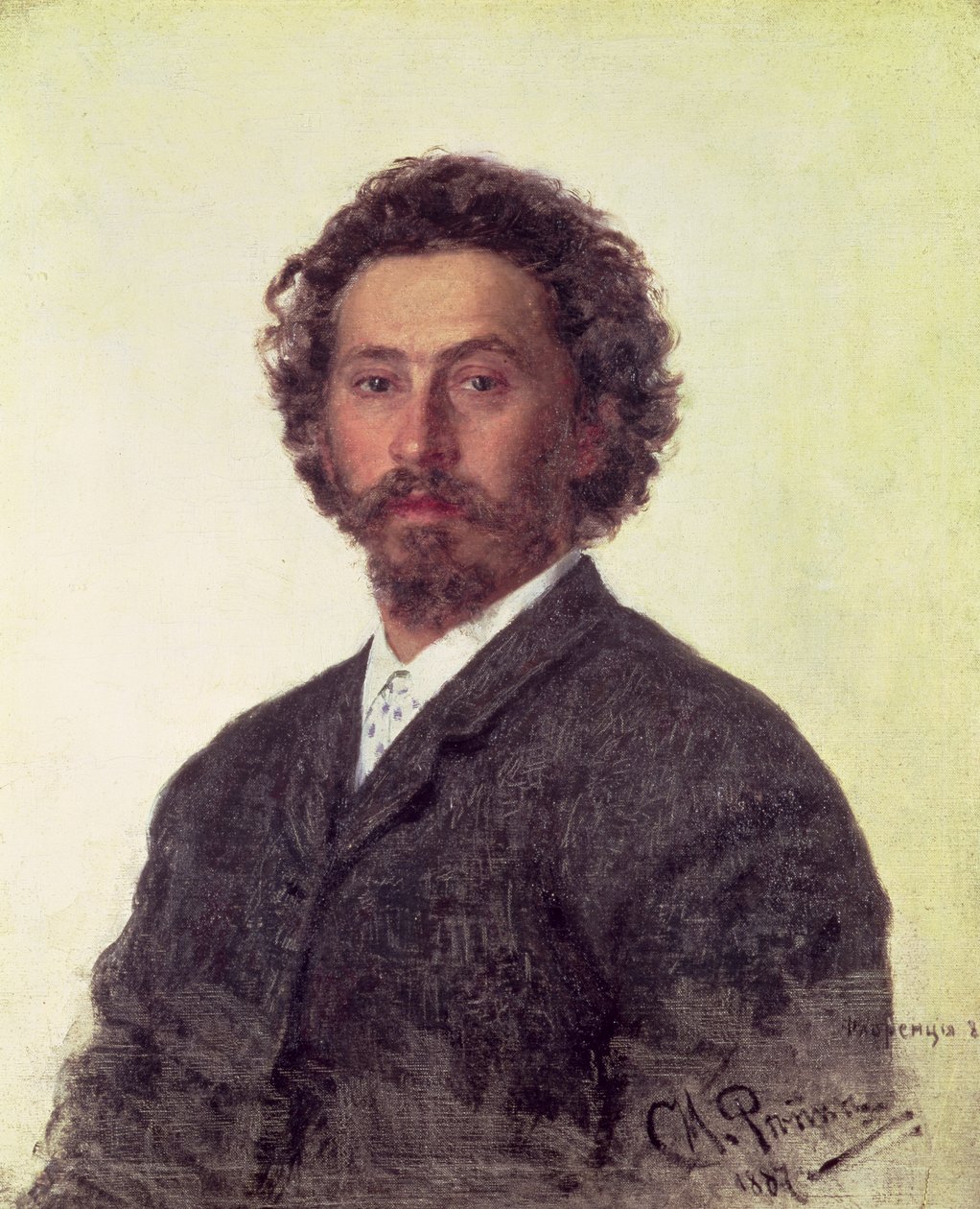 Autoportrait, 1887 - Ilya Efimovich Repin