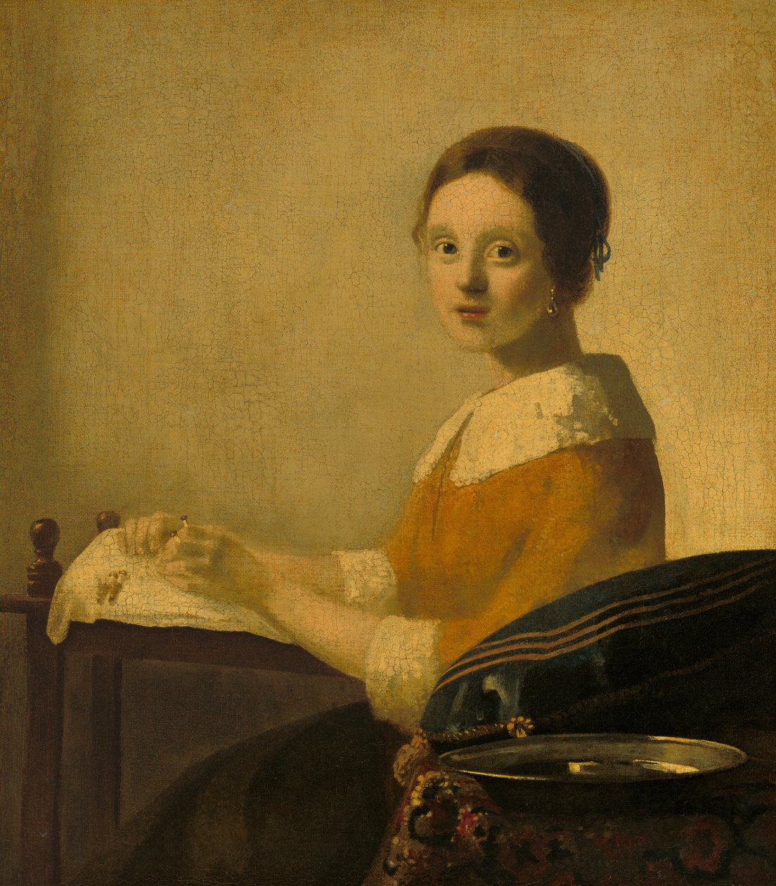 La Dentellière - Imitator of Johannes Vermeer