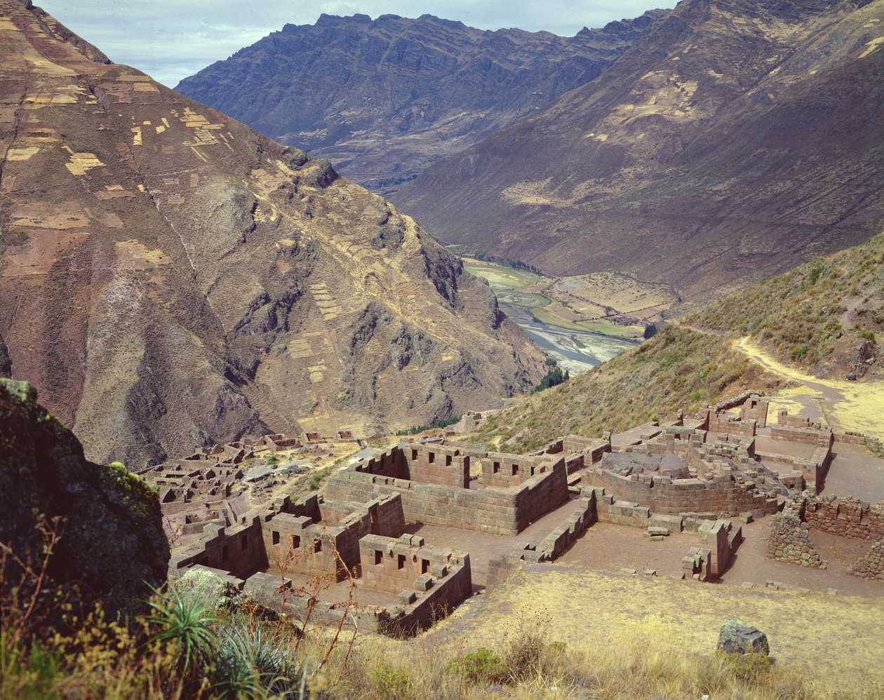 Bâtiments du temple et Intihuatana - Incan