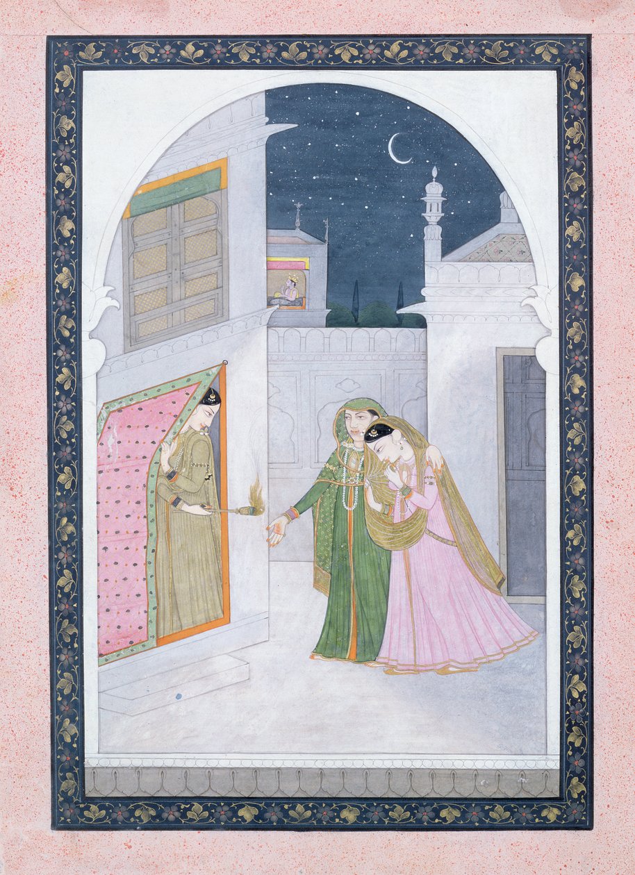 La mariée timide, Kangra - Indian School
