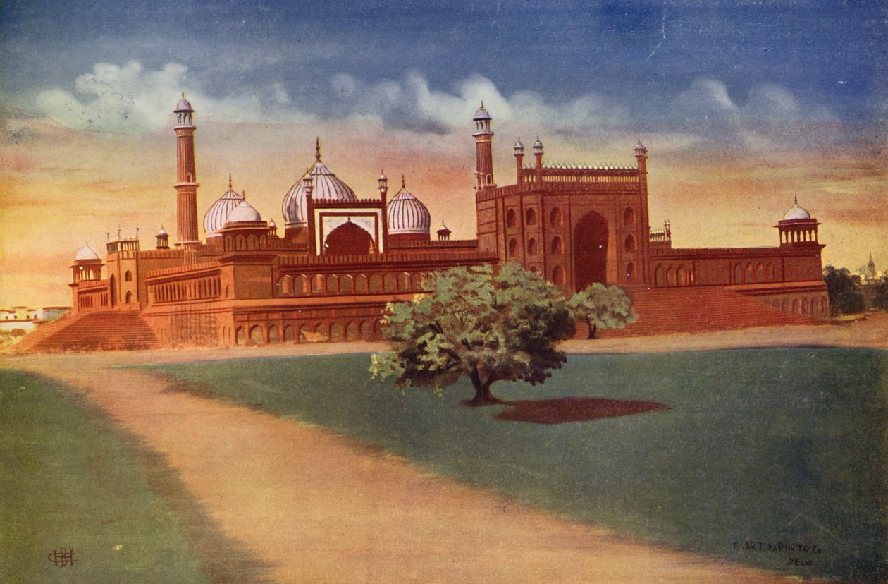 Jama Musjid, Delhi (photo couleur) - Indian photographer