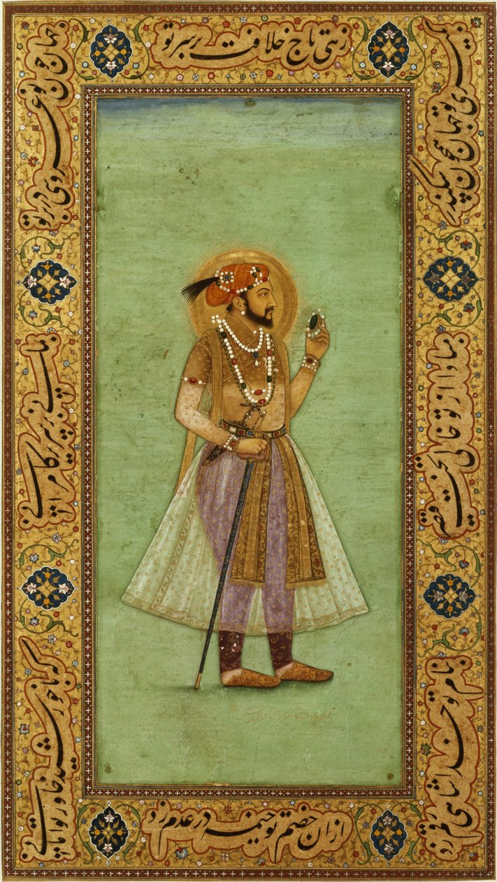 Portrait de Shah Jahan - Indian School