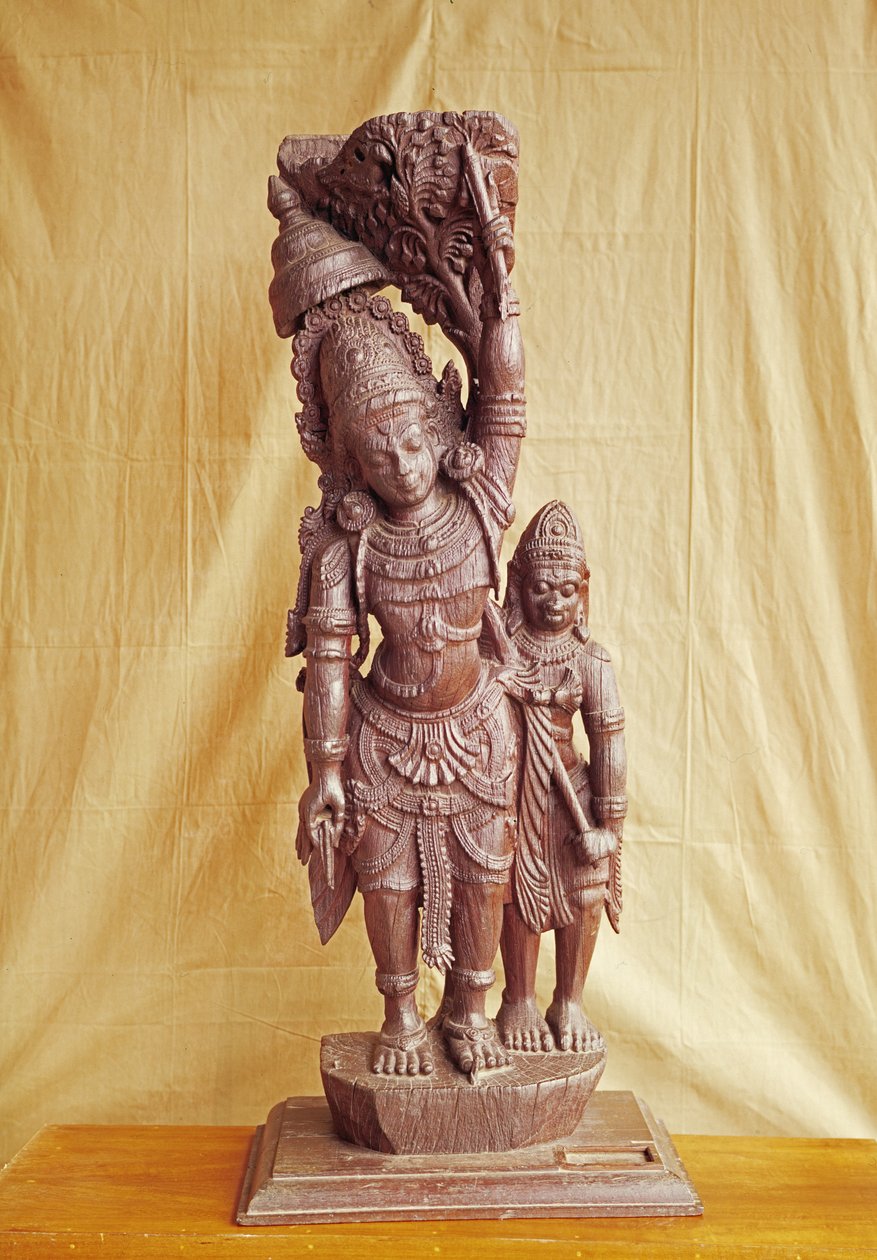 Sri Rama et Hanuman - Indian School