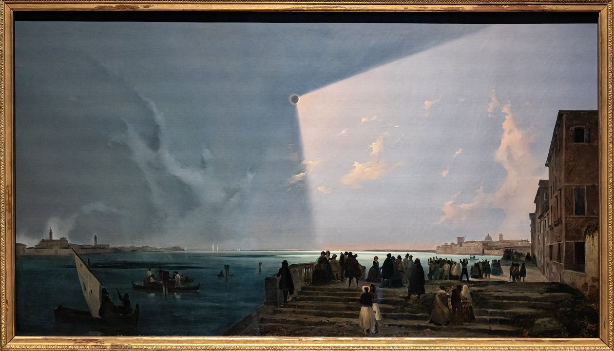 Éclipse solaire à la fondamenta Nuove - Ippolito Caffi