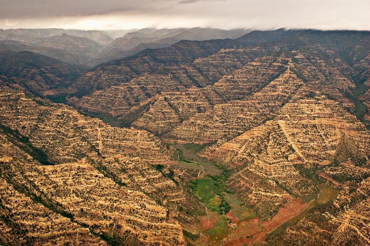 Photographies aériennes de Range Creek, Utah - Ira Block