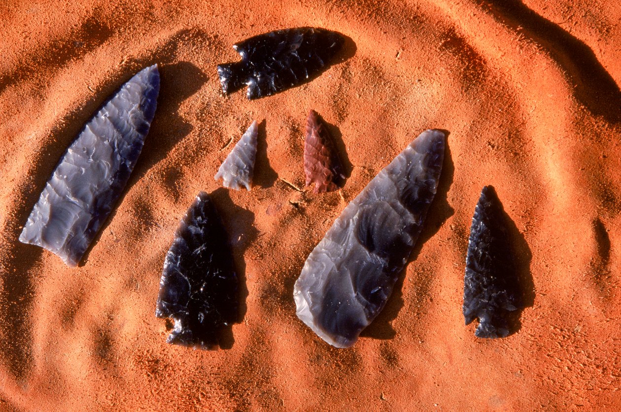 Pointes de flèches Anasazi, Nouveau-Mexique - Ira Block