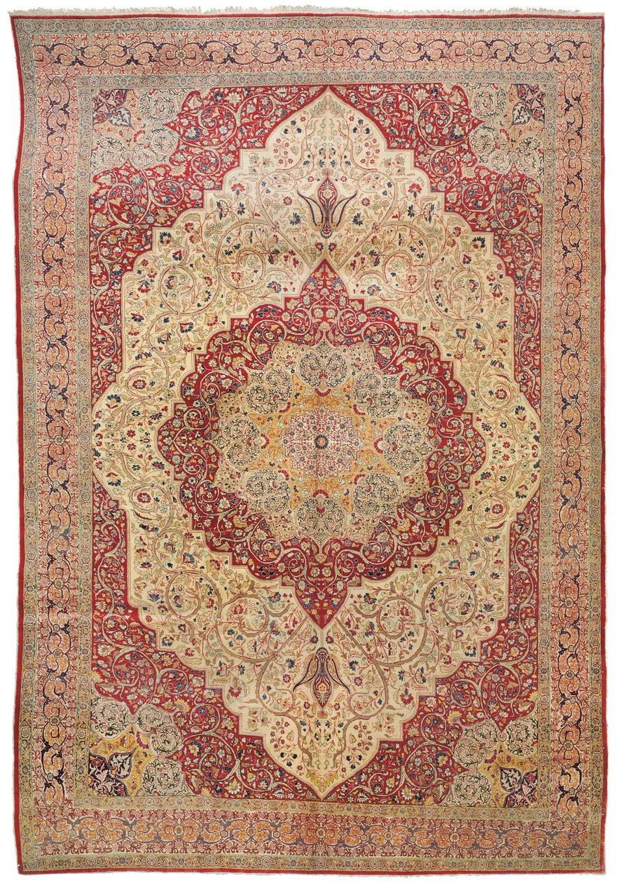 Tapis Haji Jalili Tabriz, vers 1890 - Iranian School