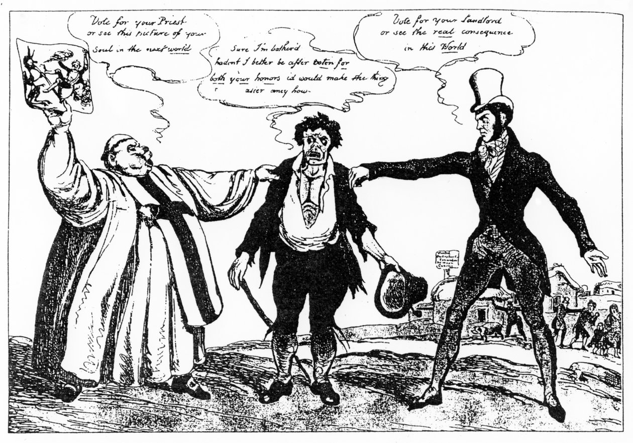Caricature de la campagne pour l