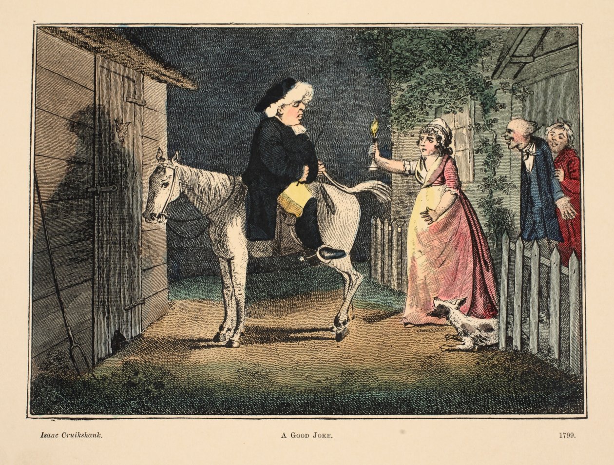 Une bonne blague, 1890 - Isaac Robert Cruikshank