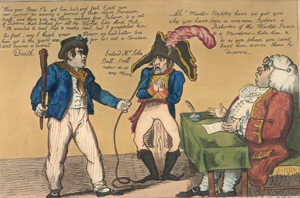 Nappy en remorque, 1803 - Isaac Cruikshank