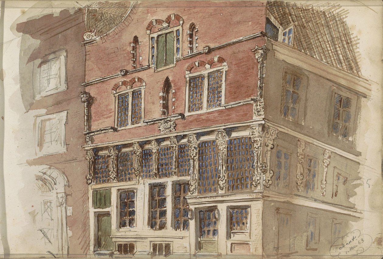 Façade du XVIIe siècle - Isaac Gosschalk
