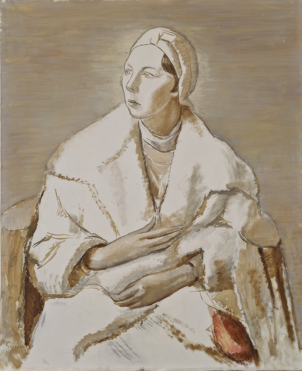 Sigrid Hjertén, portrait - Isaac Grünewald