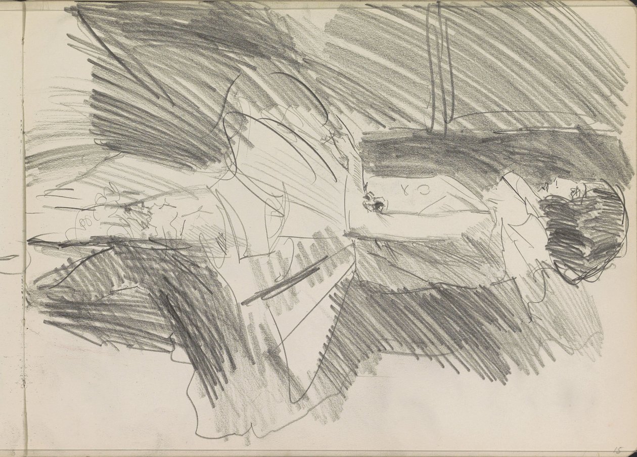 Danseuse debout, de profil - Isaac Israels