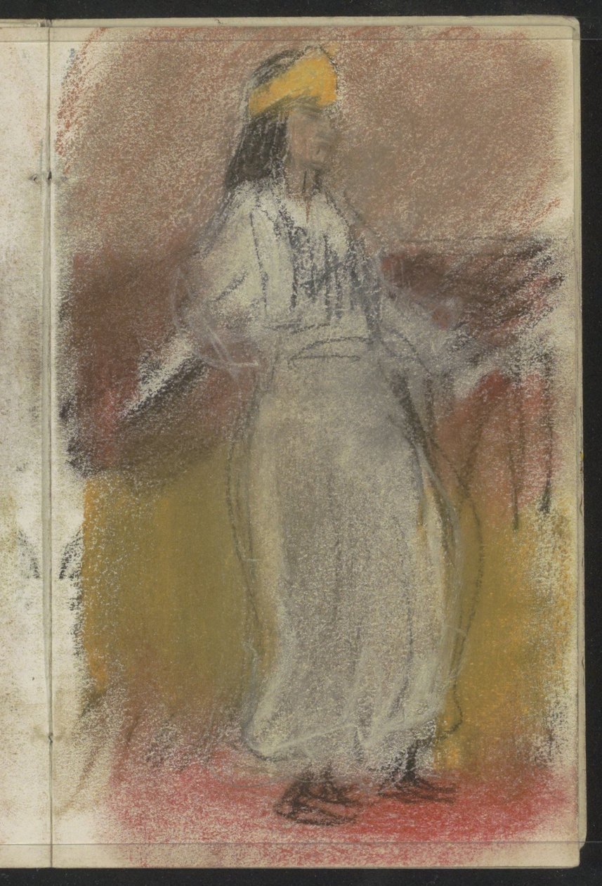 Femme debout en vêtements orientaux - Isaac Israels