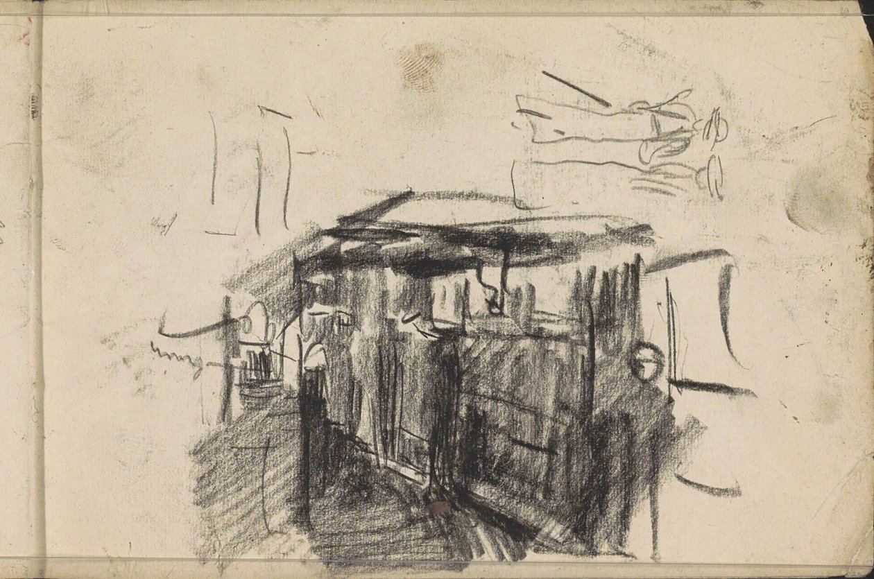 Vue de rue le soir - Isaac Israels