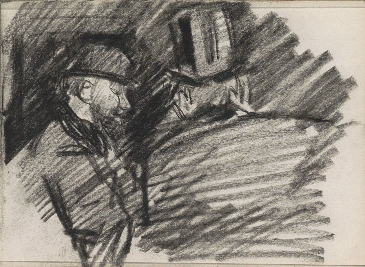 Deux hommes avec chapeaux - Isaac Israels